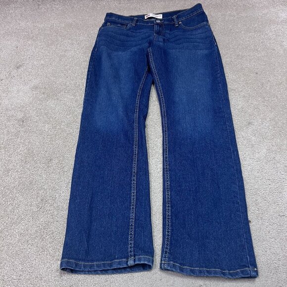 Levi’s 502 Regular Taper Jeans Boy’s Blue Pockets Size 20 - Picture 1 of 13